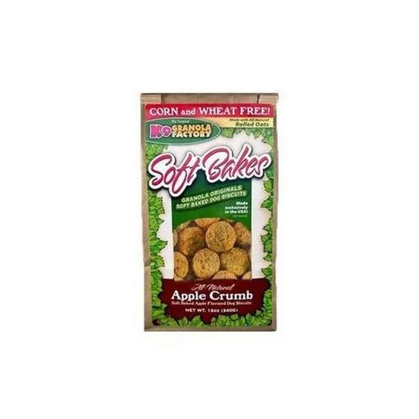 12 oz. K-9 Granola Factory Soft Bakes Apple Crumb - Dog/Cat Supplements